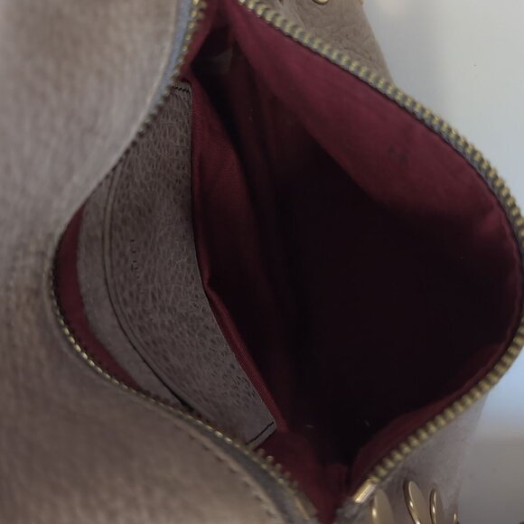 HAMMITT Crossbody 'Tony Small' Handbag Taupe Nubuck Leather Bag - Picture 10 of 13